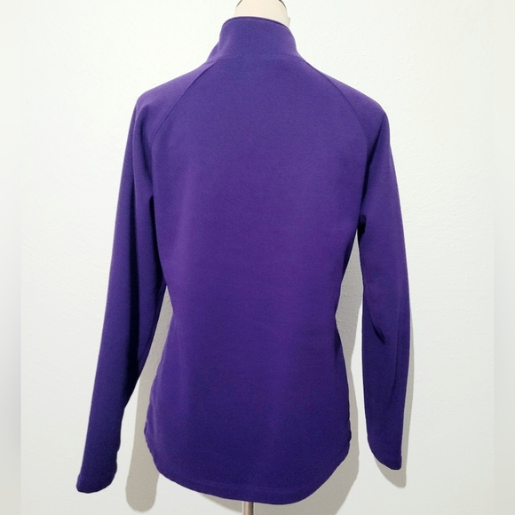 Under Armour ColdGear 1/2 Zip Women’s Large Mock Neck Purple Training Top Jacket - Picture 4 of 14